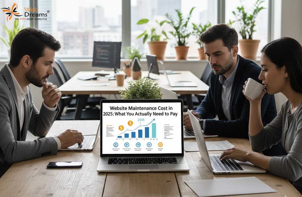 Website Maintenance Cost 2025 | WebDreams India
