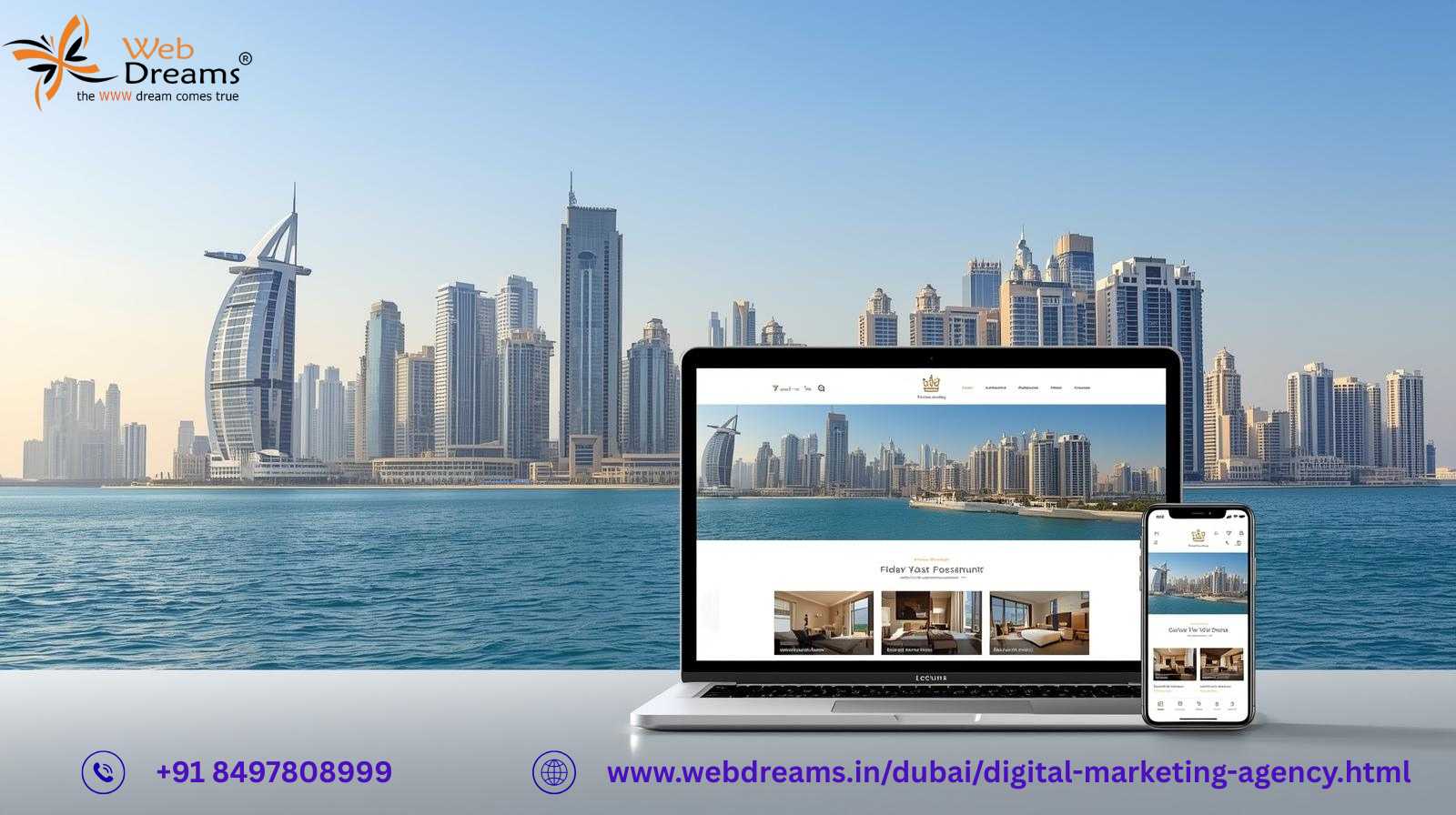 “Real estate website design by Webdreams India – web design services in Dubai”