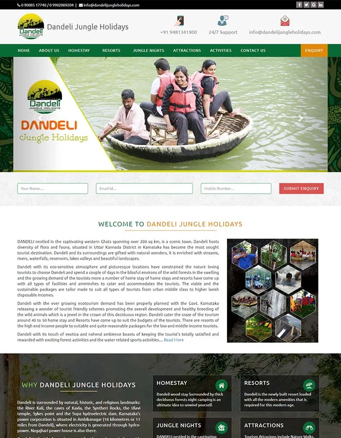 Dandeli Jungle Holidays